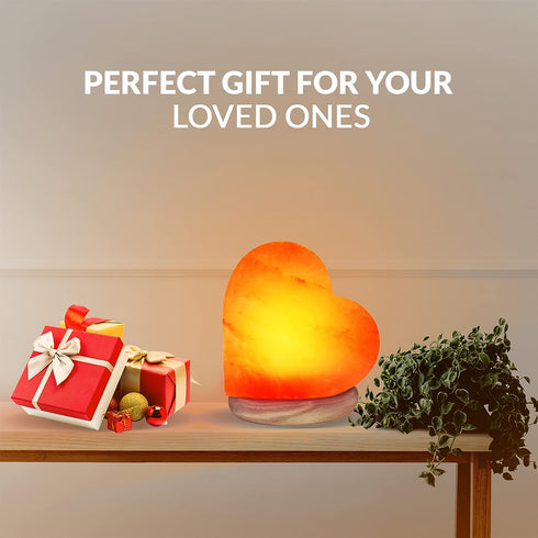 Multicolor Heart Salt Lamp 3-5 lbs | HIMALAYAN GLOW